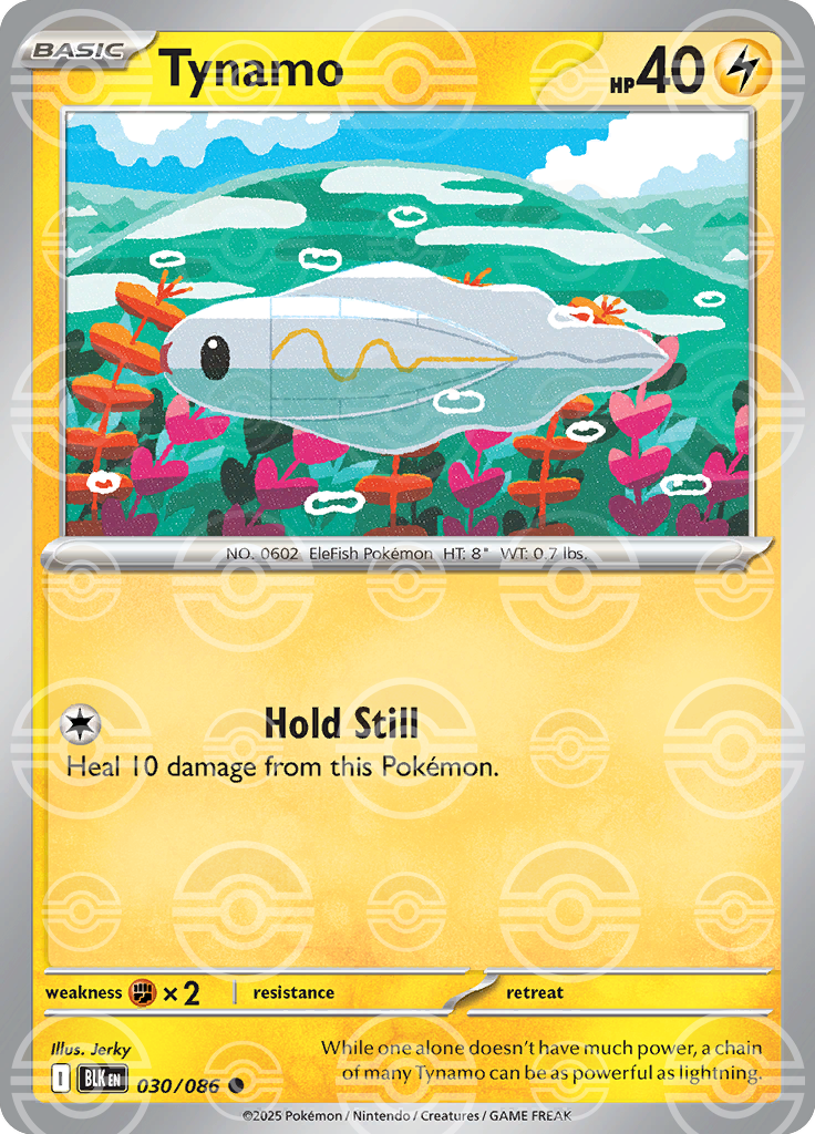 Tynamo (Poke Ball Pattern) 030/086 — Black Bolt