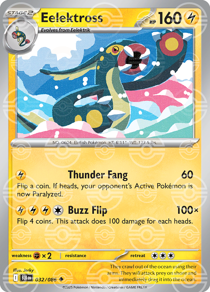 Eelektross (Poke Ball Pattern) 032/086 — Black Bolt
