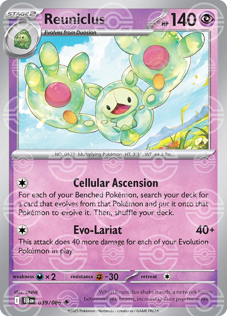 Reuniclus (Poke Ball Pattern) 039/086 — Black Bolt
