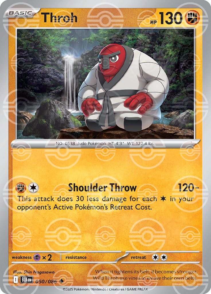 Throh (Poke Ball Pattern) 050/086 — Black Bolt