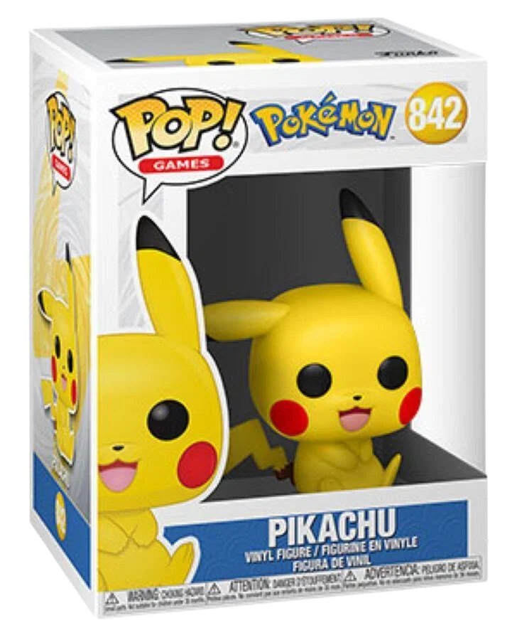 Pokemon: Pikachu (Sitting)