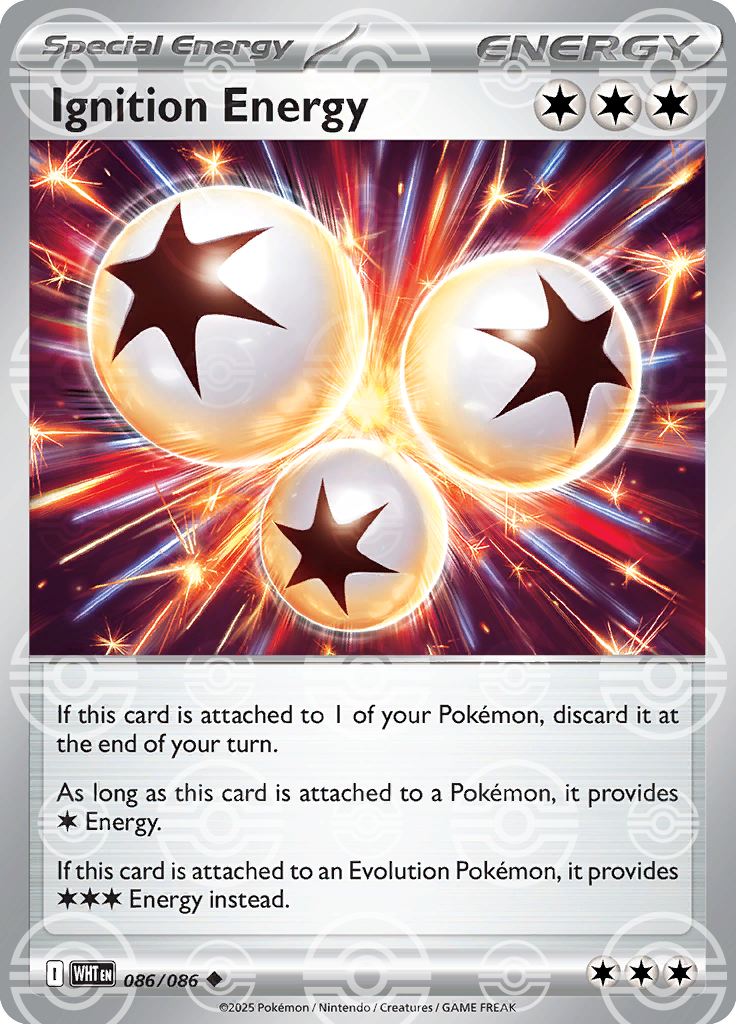Ignition Energy (Poke Ball Pattern) 086/086 — White Flare