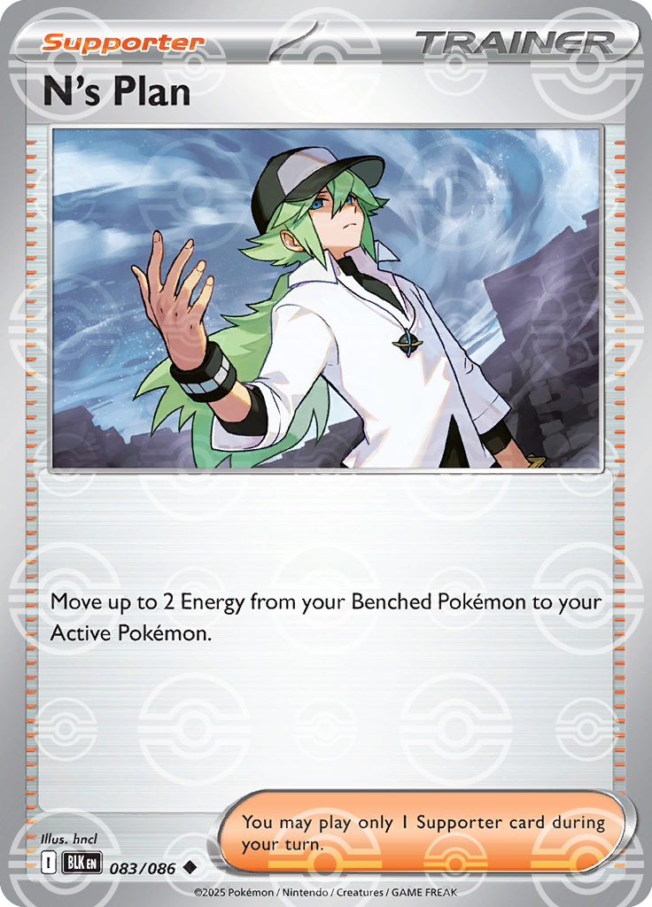 N's Plan (Poke Ball Pattern) 083/086 — Black Bolt