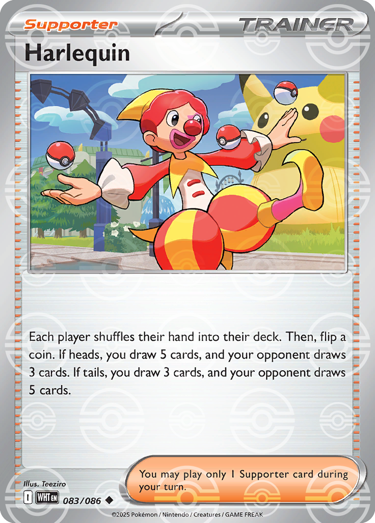 Harlequin (Poke Ball Pattern) 083/086 — White Flare