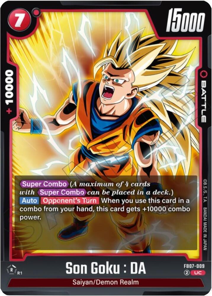 Son Goku : DA - FB07-009 009