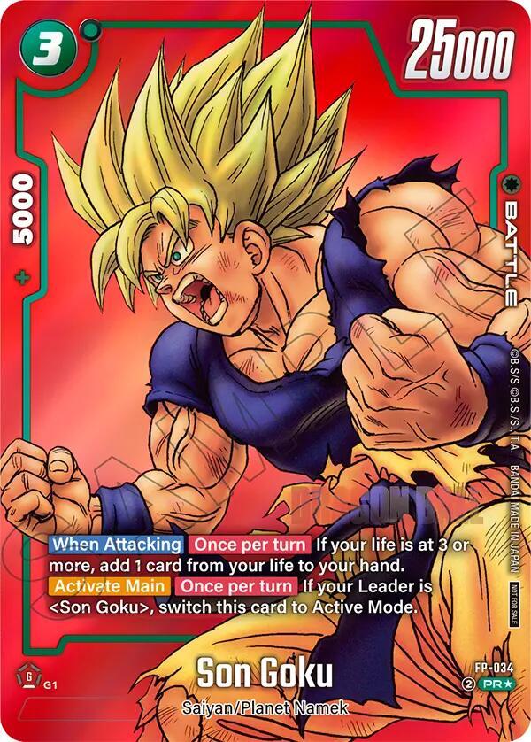 Son Goku - FP-034 (Limited Pack MANGA Version 01) 