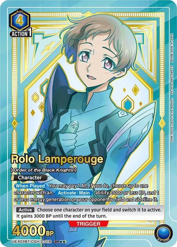 Rolo Lamperouge (016) (SR**) - UEX03BT/CGH-2-016 - UEX03BT: CODE GEASS ...
