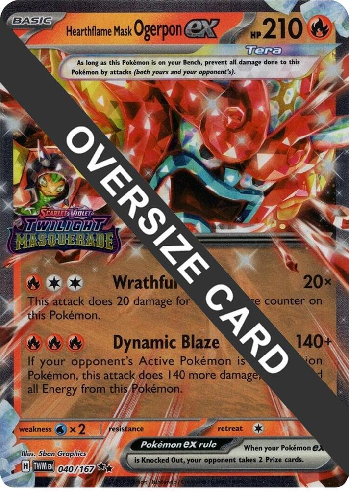 Hearthflame Mask Ogerpon ex (Jumbo)
