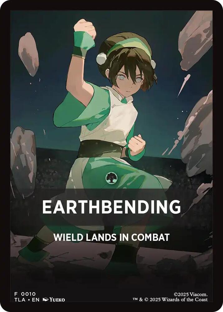 Earthbending Theme Card - 10 - Avatar: The Last Airbender Magic: The ...