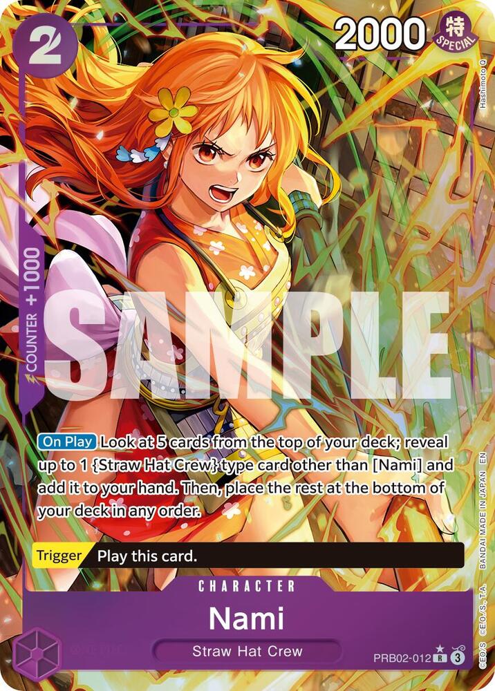Nami (Alternate Art) - PRB02-012 - Premium Booster -The Best- Vol