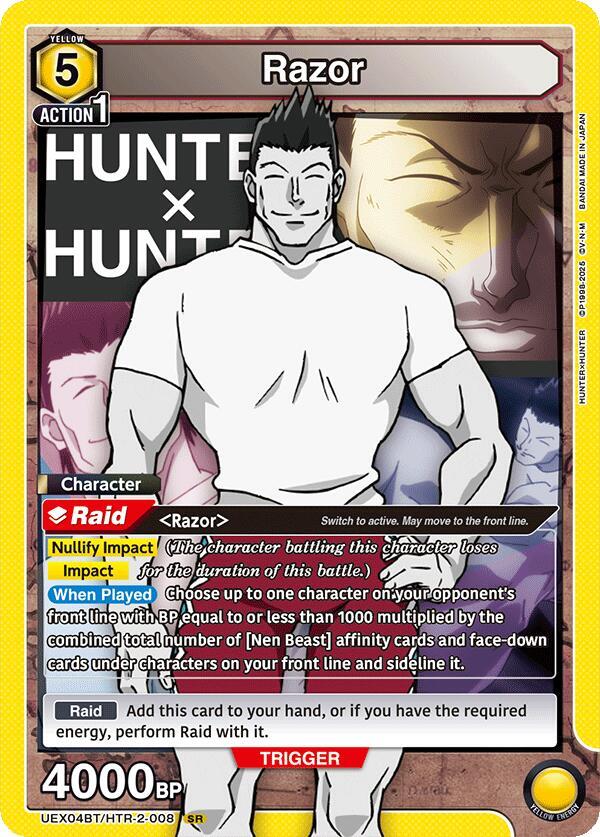 UEX04BT: HUNTER X HUNTER Vol.2 - Union Arena Card List and Prices