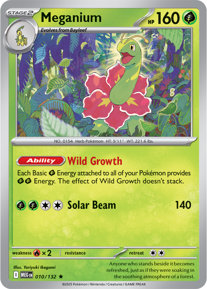 Meganium 010/132 — Mega Evolution