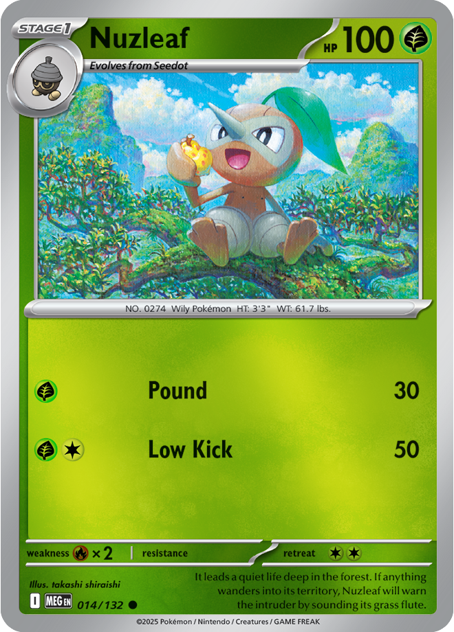 Nuzleaf 014/132 — Mega Evolution