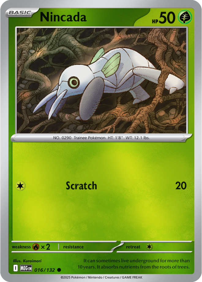 Nincada 016/132 — Mega Evolution