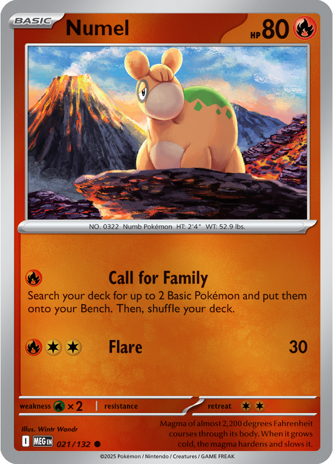Numel 021/132 — Mega Evolution