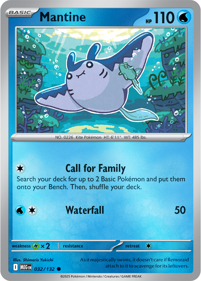 Mantine 032/132 — Mega Evolution