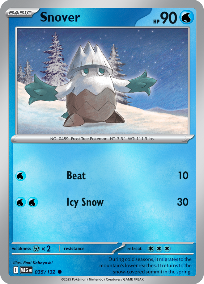 Snover 035/132 — Mega Evolution