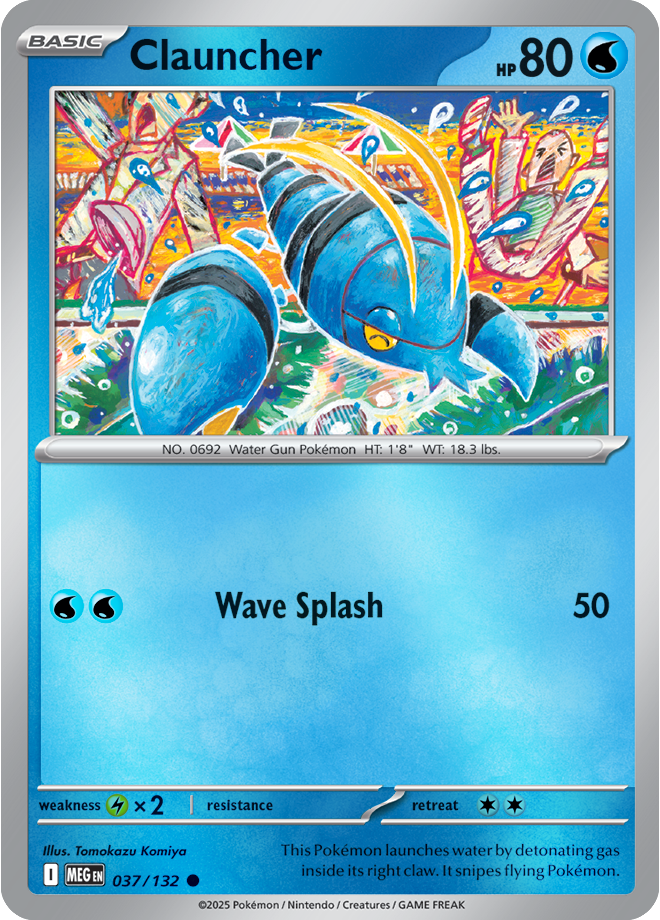 Clauncher 037/132 — Mega Evolution