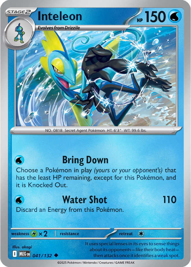 Inteleon 041/132 — Mega Evolution