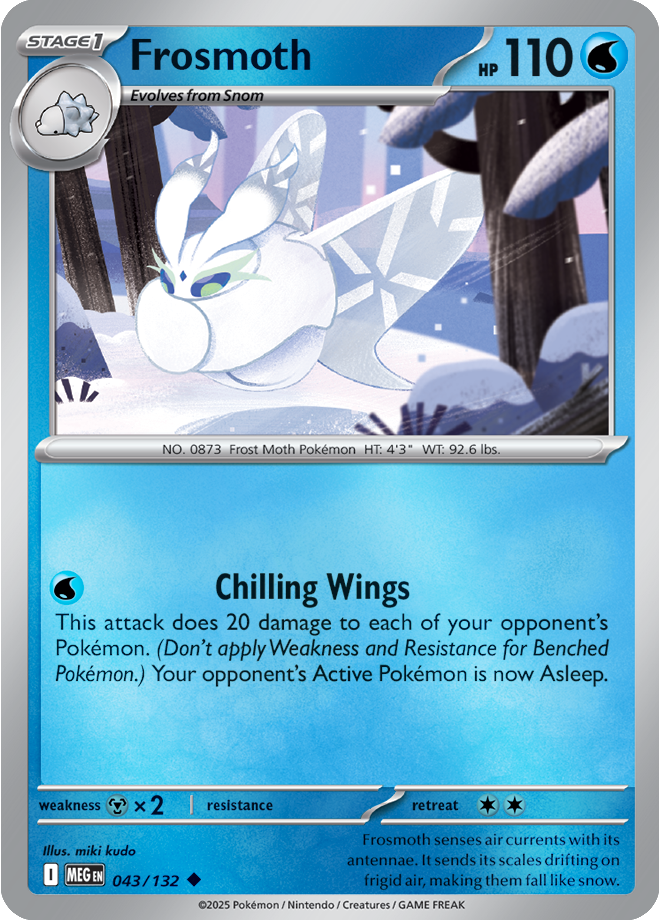 Frosmoth 043/132 — Mega Evolution
