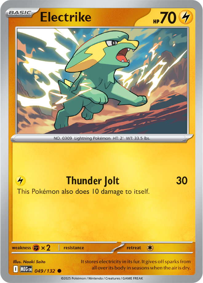 Electrike 049/132 — Mega Evolution