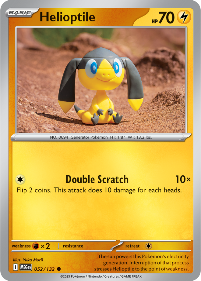 Helioptile 052/132 — Mega Evolution