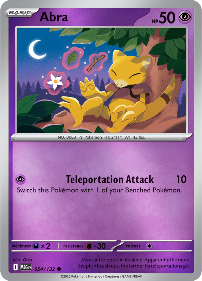 Abra 054/132 — Mega Evolution