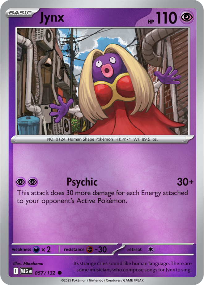 Jynx 057/132 — Mega Evolution