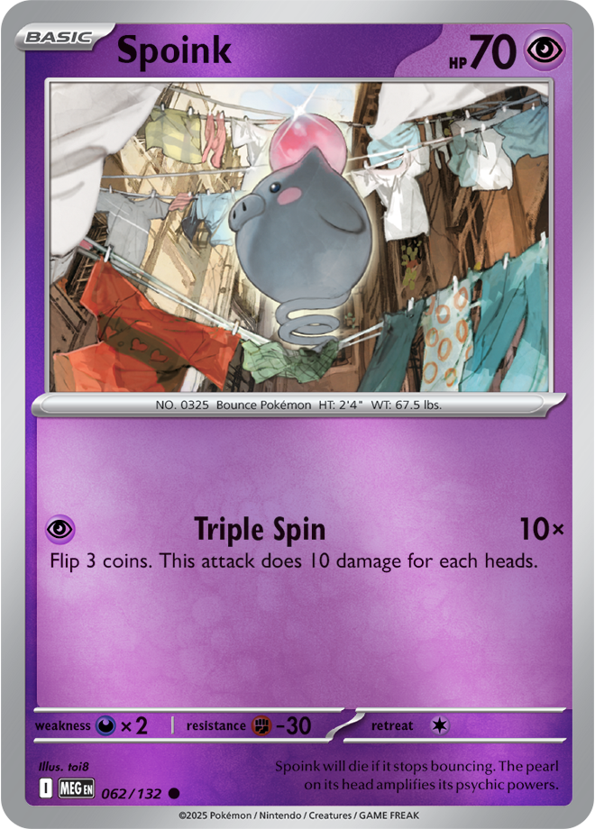 Spoink 062/132 — Mega Evolution