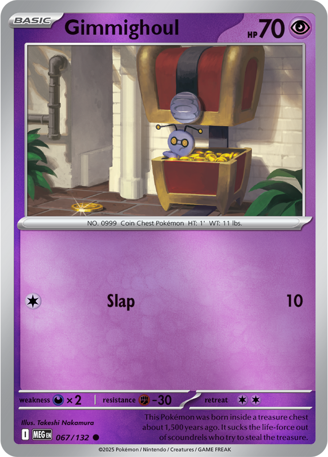 Gimmighoul 067/132 — Mega Evolution