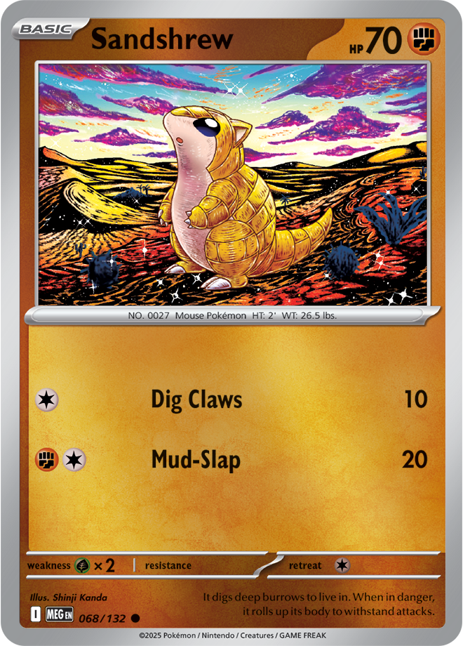 Sandshrew 068/132 — Mega Evolution