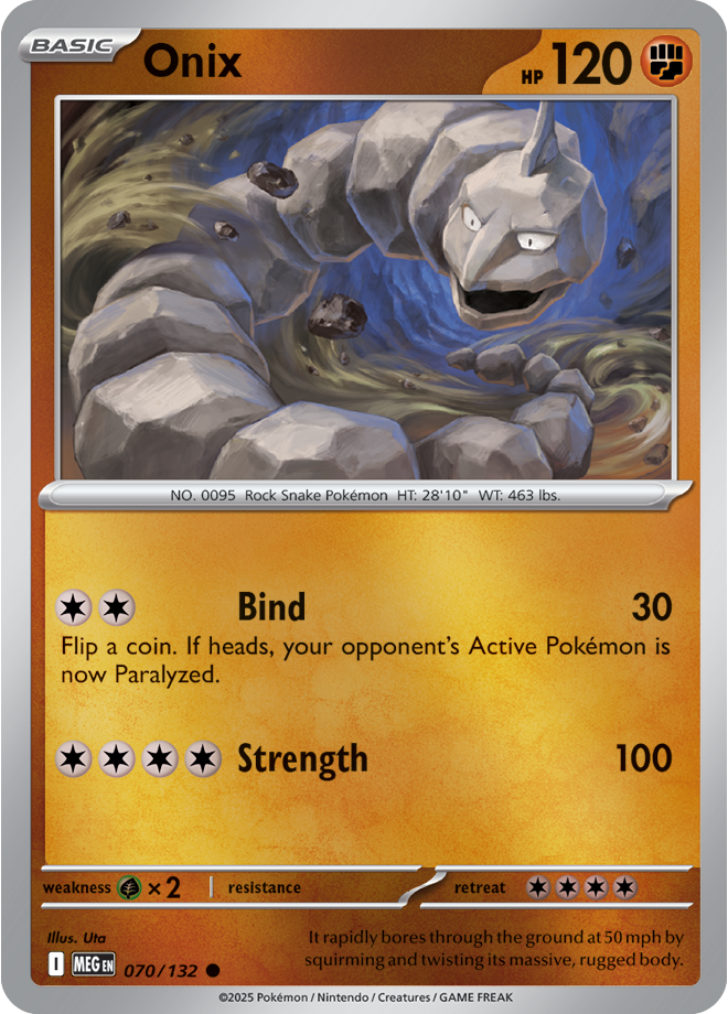 Onix 070/132 — Mega Evolution