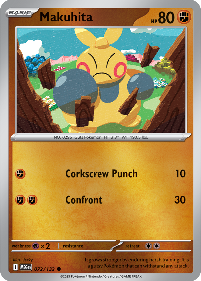 Makuhita 072/132 — Mega Evolution