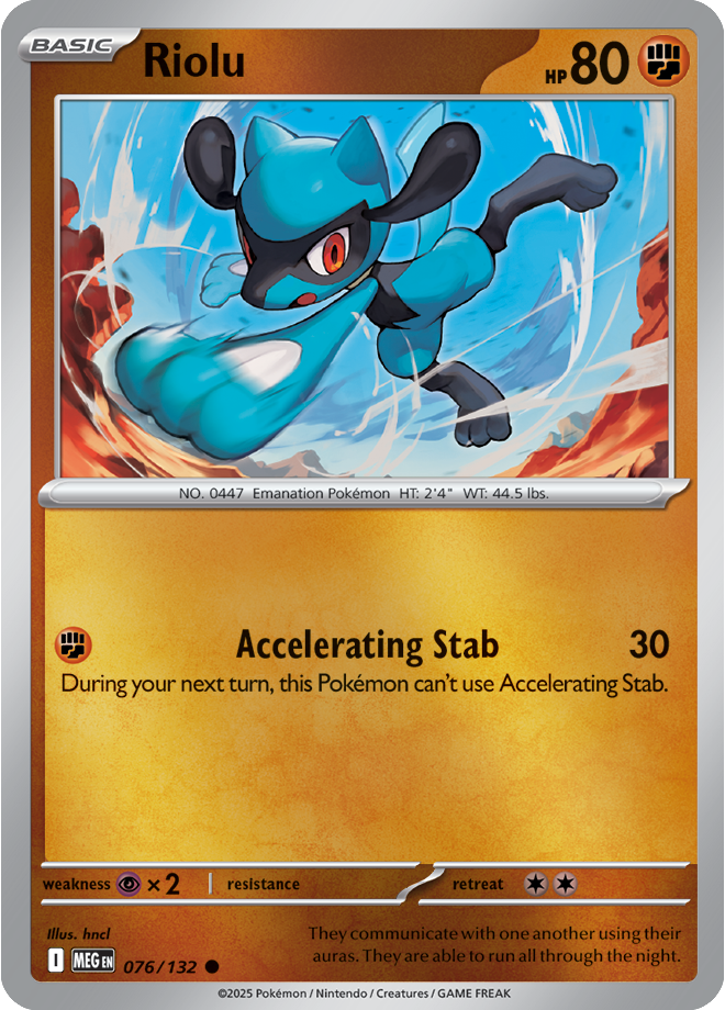 Riolu 076/132 — Mega Evolution