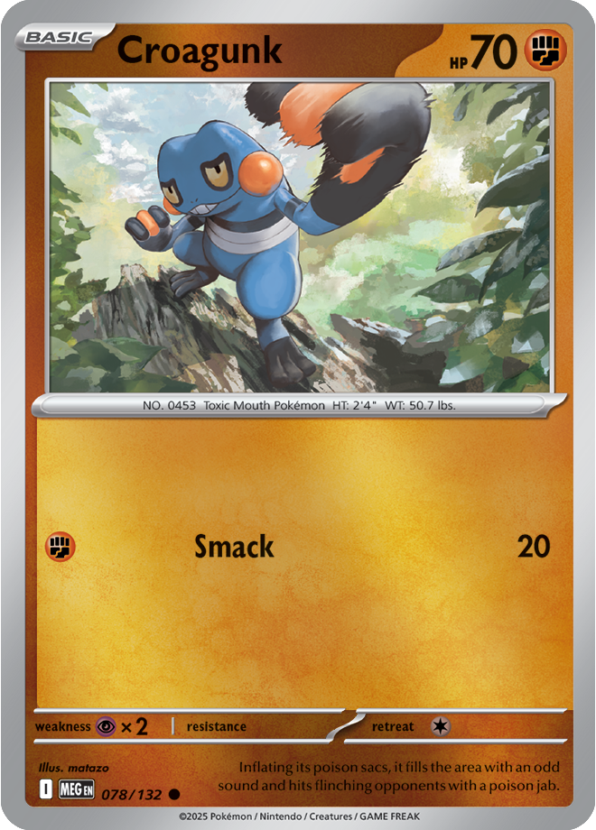 Croagunk 078/132 — Mega Evolution
