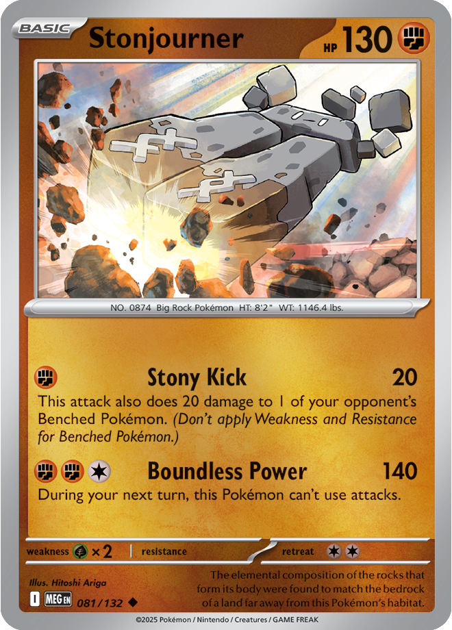 Stonjourner 081/132 — Mega Evolution
