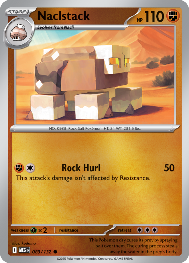 Naclstack 083/132 — Mega Evolution