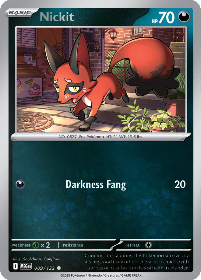 Nickit 089/132 — Mega Evolution