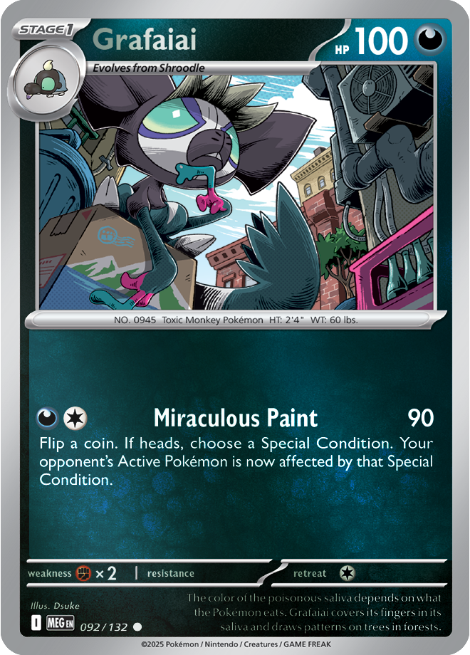 Grafaiai 092/132 — Mega Evolution