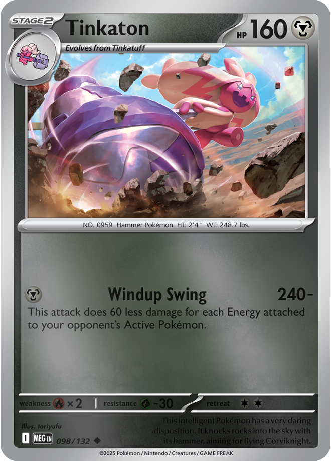 Tinkaton 098/132 — Mega Evolution