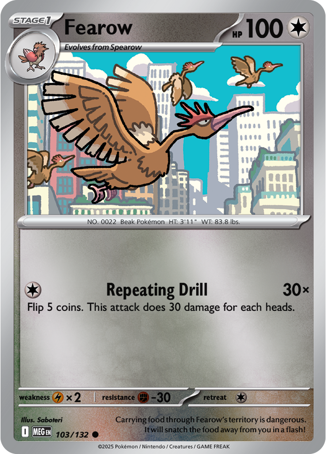 Fearow 103/132 — Mega Evolution
