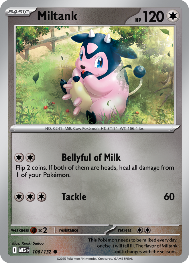 Miltank 106/132 — Mega Evolution