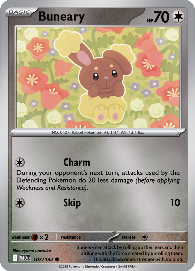 Buneary 107/132 — Mega Evolution