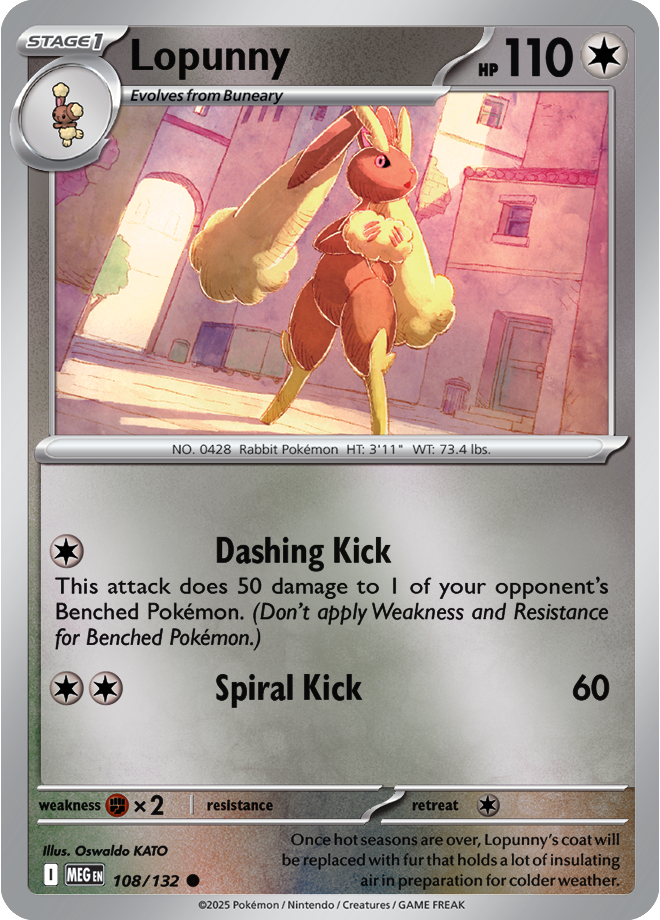 Lopunny 108/132 — Mega Evolution