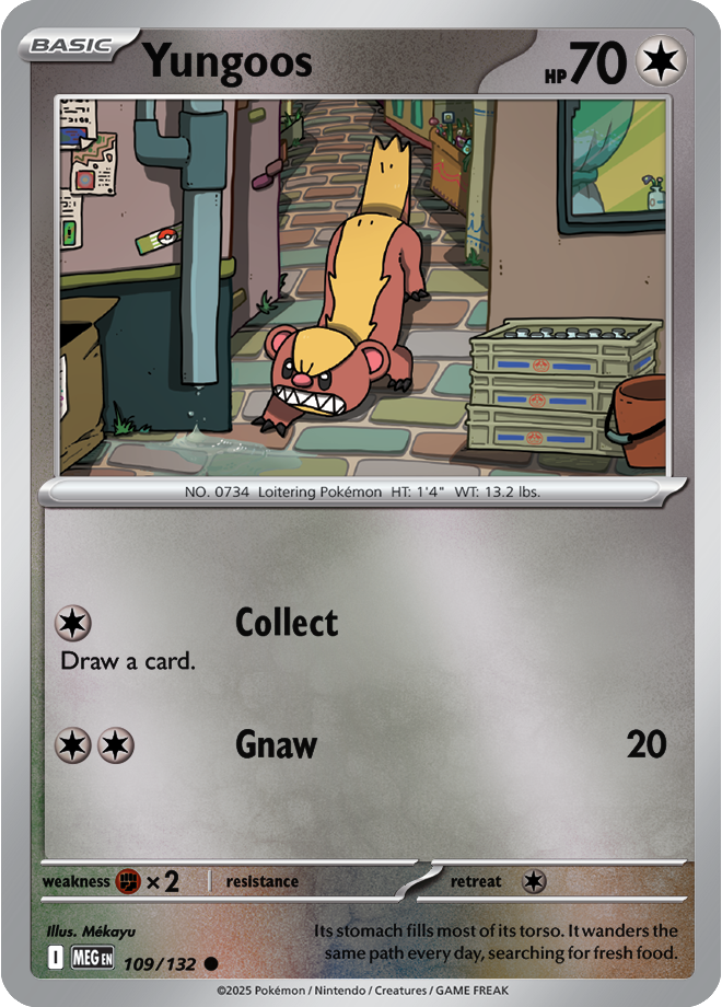 Yungoos 109/132 — Mega Evolution