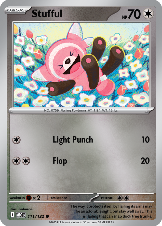 Stufful 111/132 — Mega Evolution