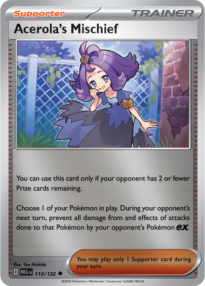 Acerola's Mischief 113/132 — Mega Evolution