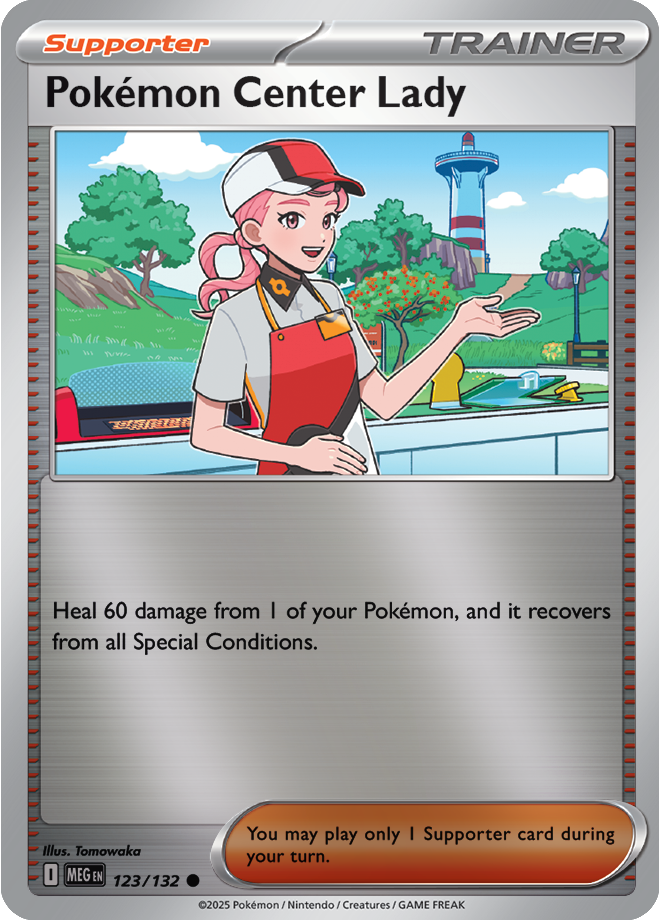 Pokemon Center Lady 123/132 — Mega Evolution