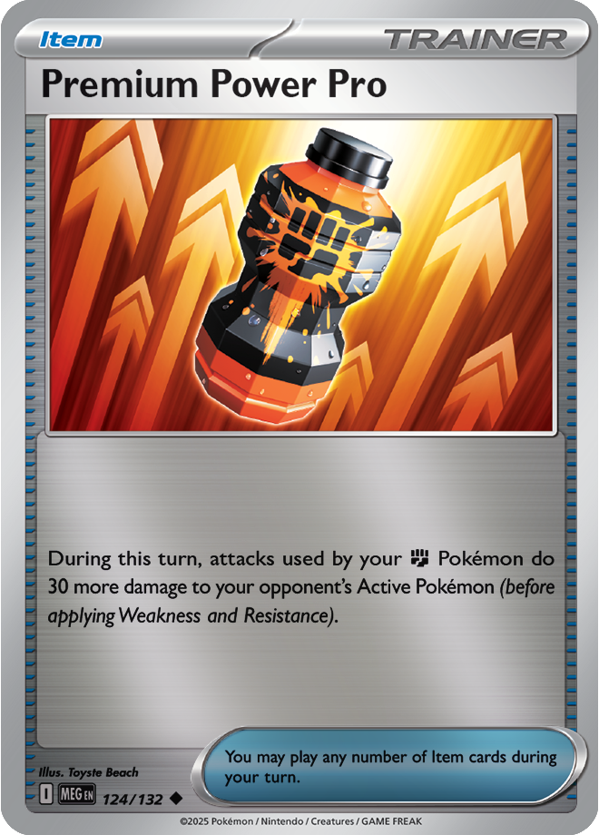 Premium Power Pro 124/132 — Mega Evolution