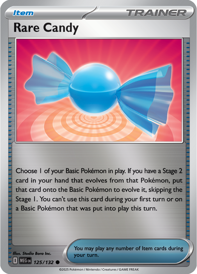 Rare Candy 125/132 — Mega Evolution